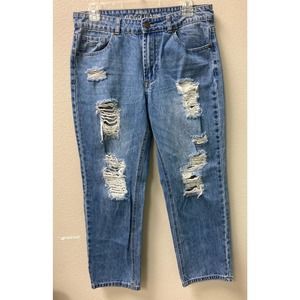 GoGo‎ Jeans Women Size 9 Distressed